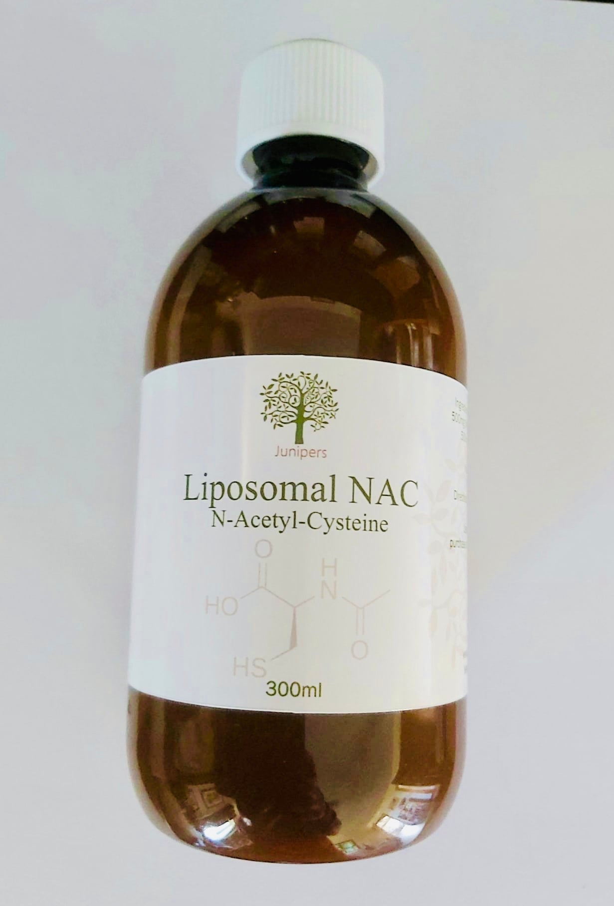 Liposomal NAC N - Acetyl - Cysteine 300ml Liposomal Technology Glutathione Production - Junipers