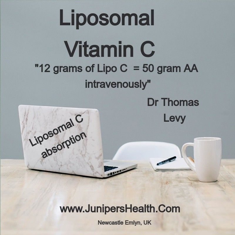 Liposomal Technology Encapsulated Vitamin C - Ultimate Absorption - Junipers